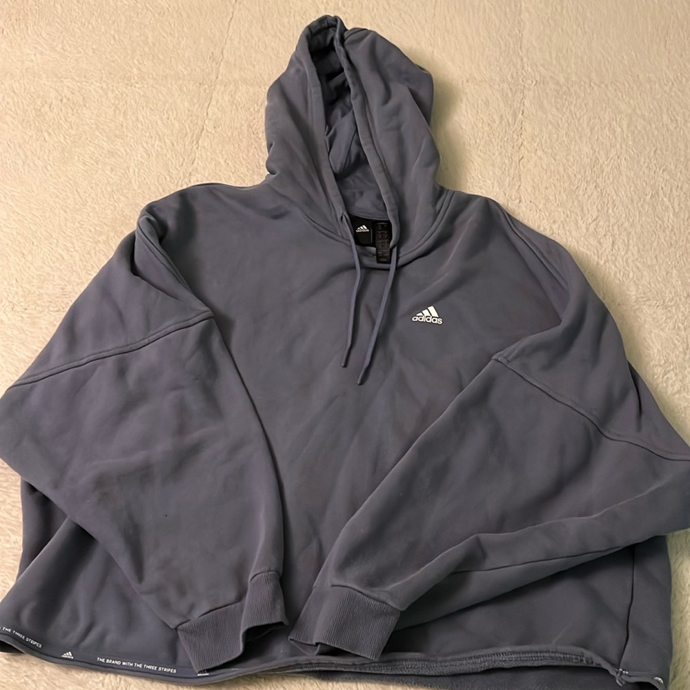 Adidas purple Large hoodie